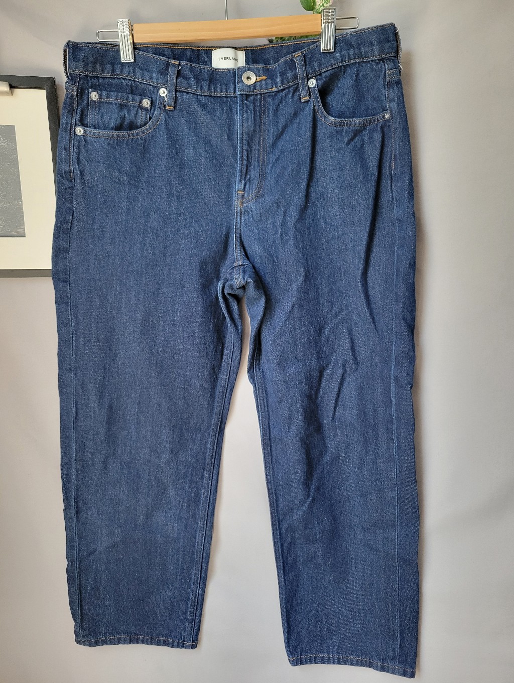 Everlane Low Rise Straight Leg Boyfriend Denim Jean 30r